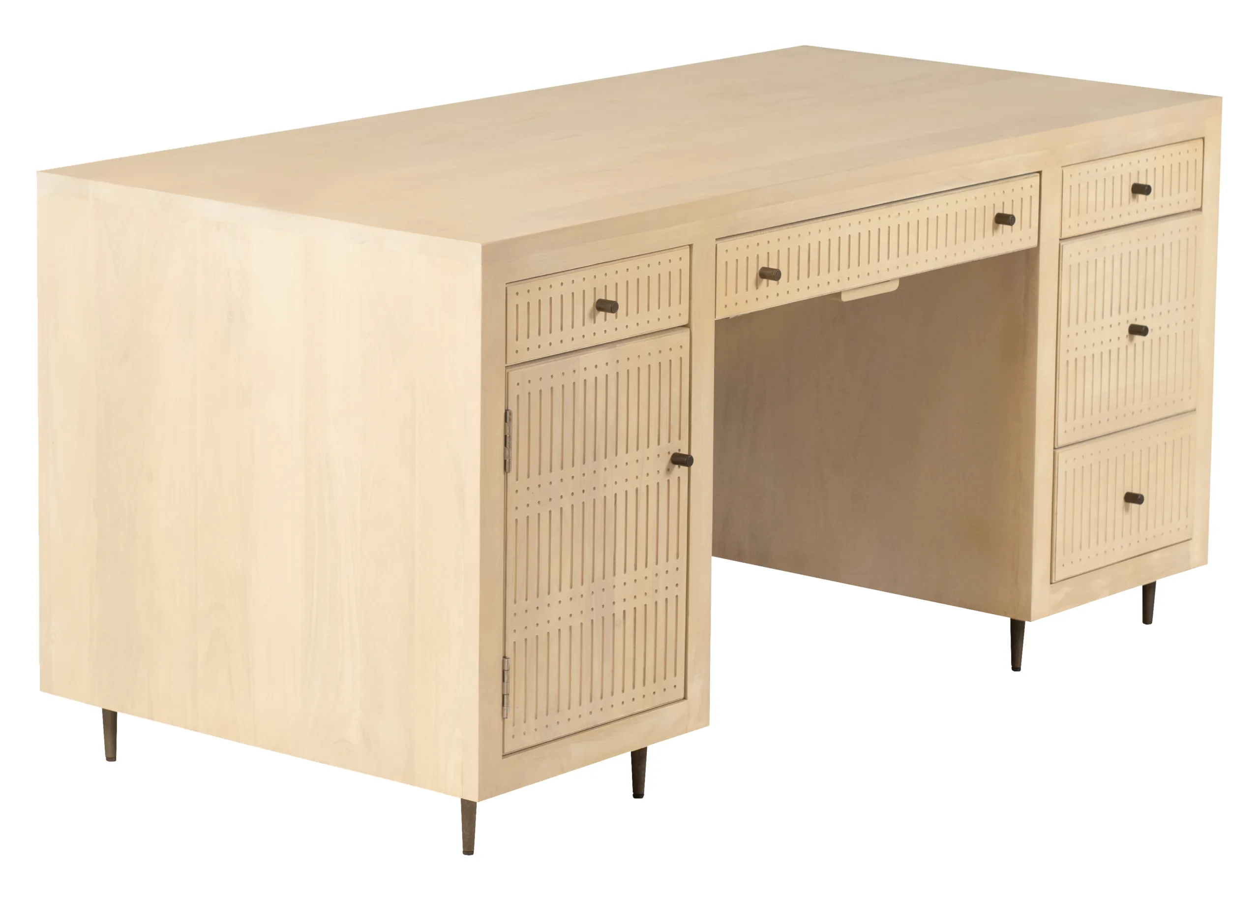 Saeger Desk - Aged Natural - Image 3