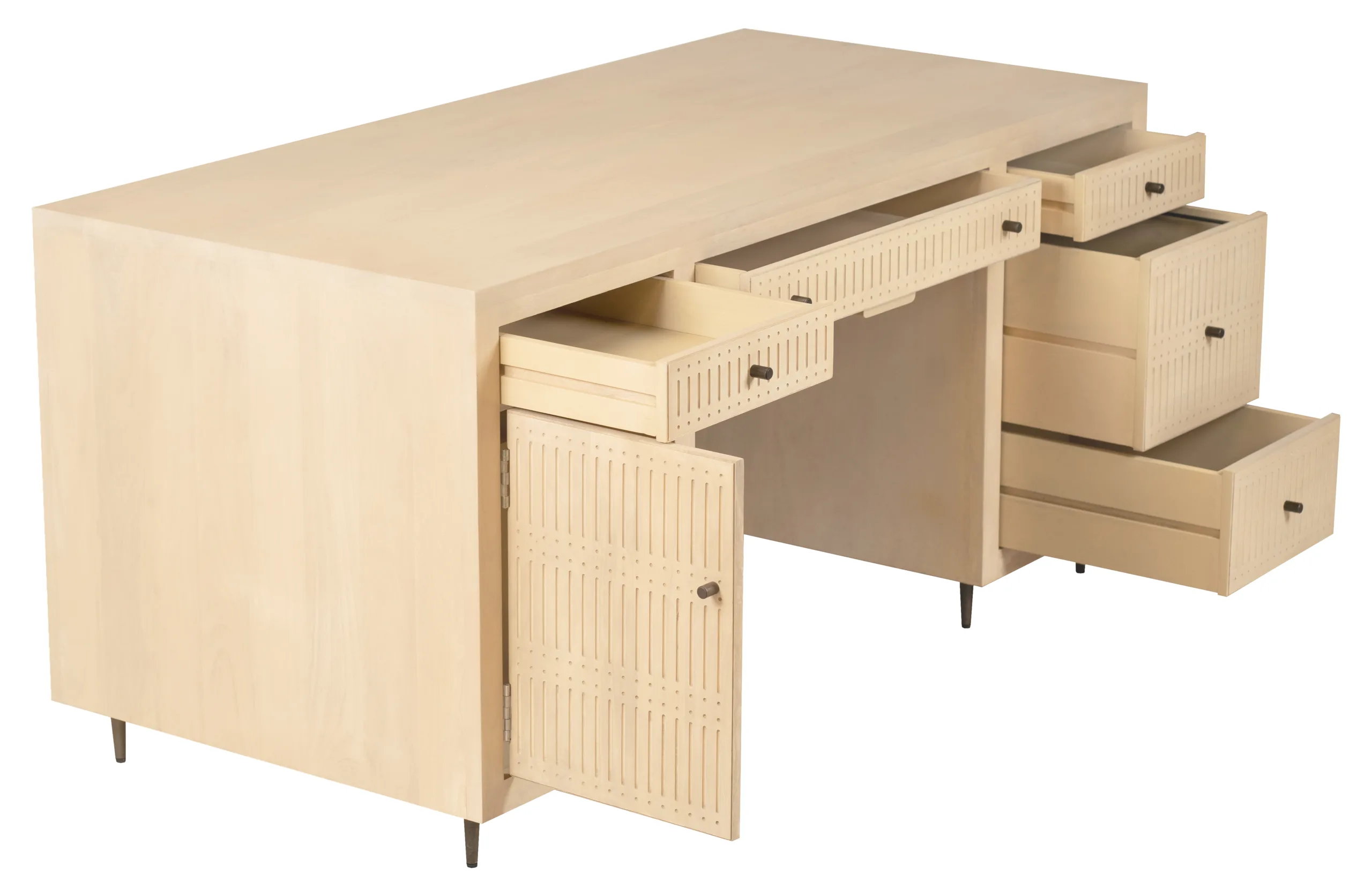 Saeger Desk - Aged Natural - Image 4