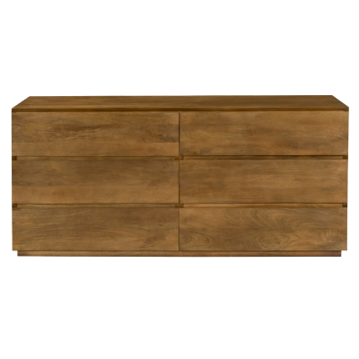 Sedona 6-Drawer Dresser - Spice Tan