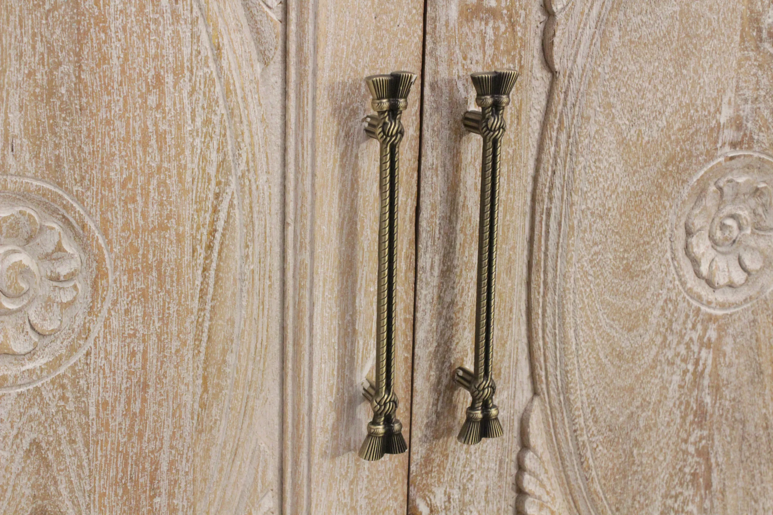 Adana 6-Door Sideboard - Distressed White - Image 9