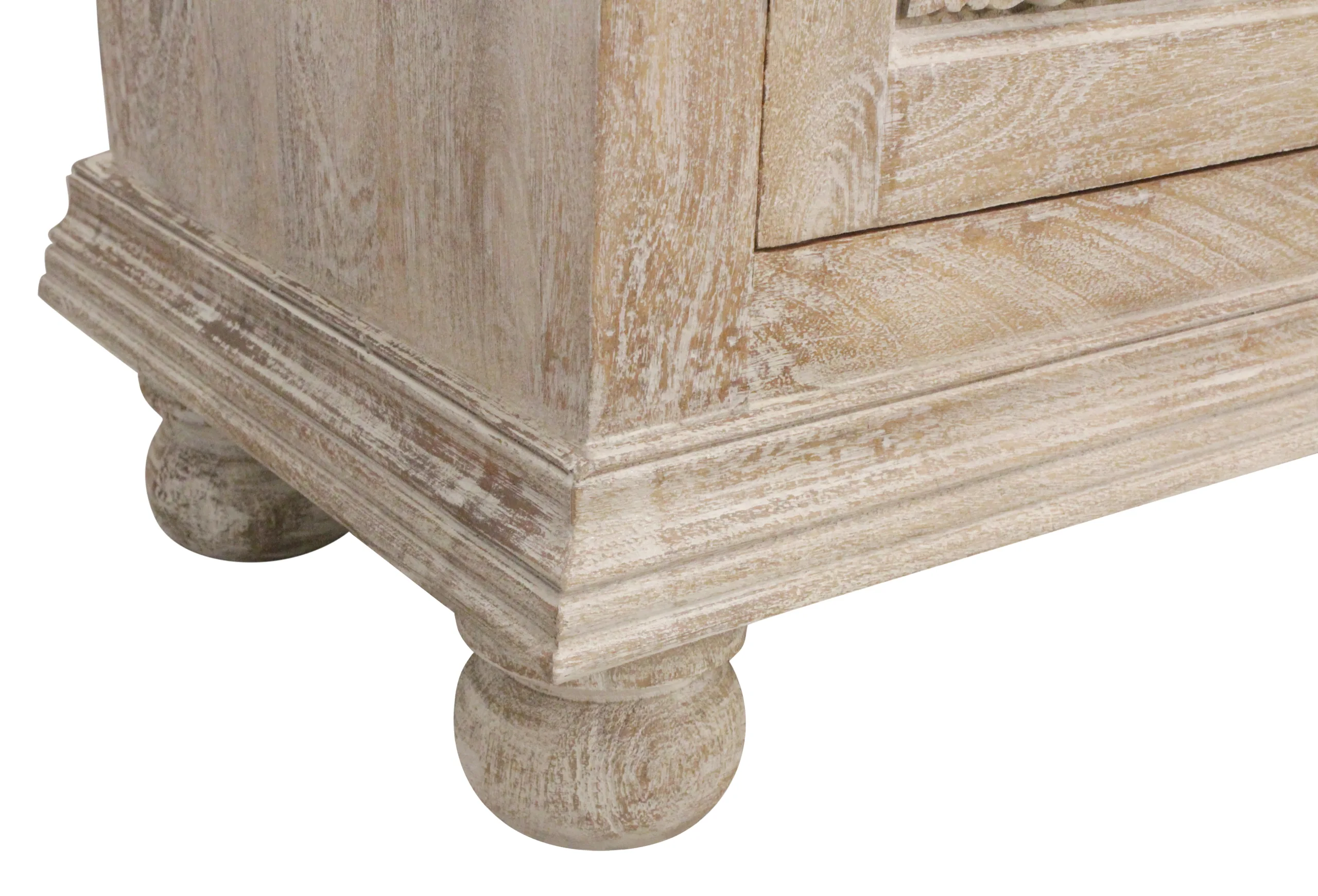 Adana 6-Door Sideboard - Distressed White - Image 8