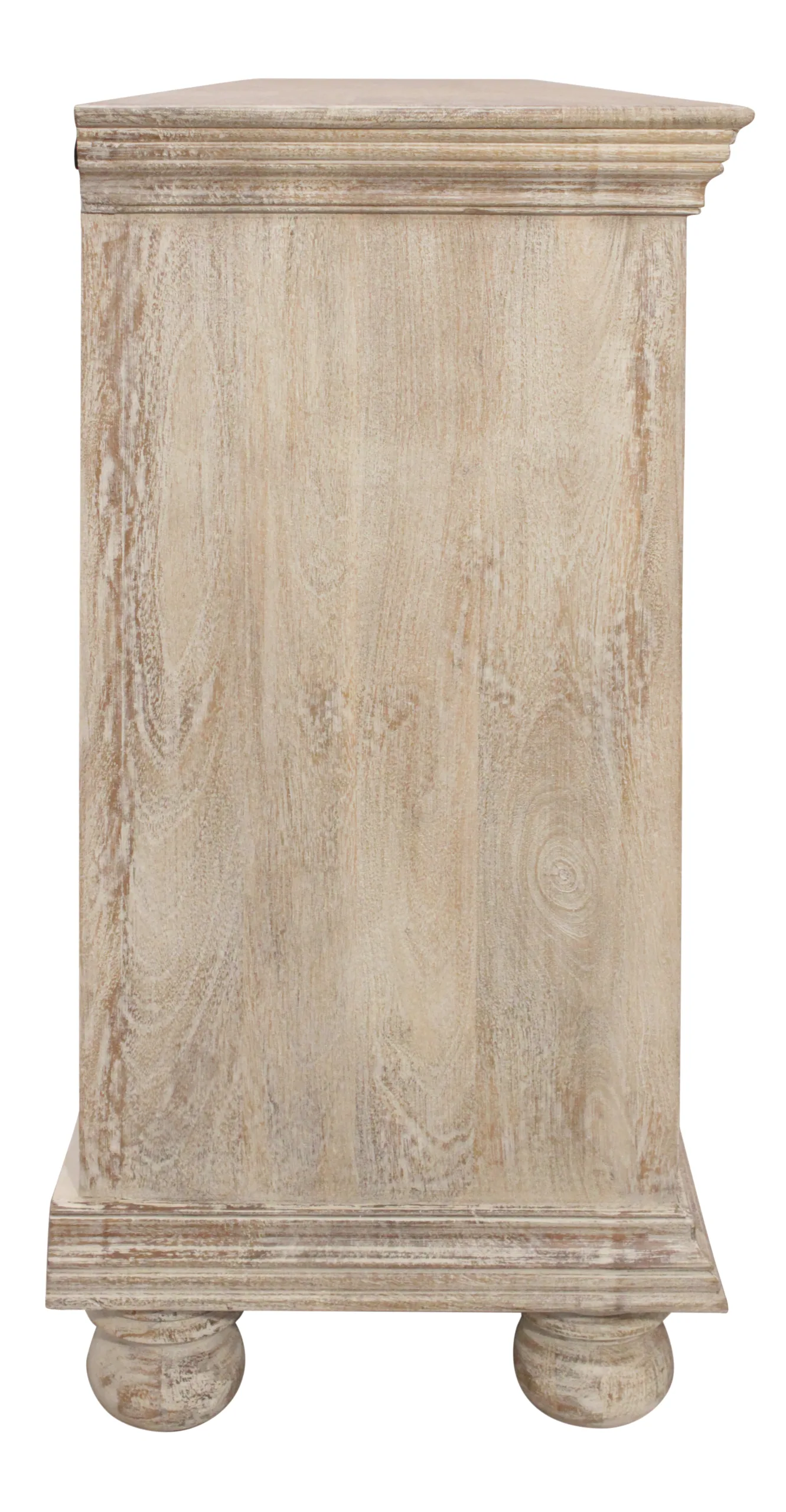 Adana 6-Door Sideboard - Distressed White - Image 10