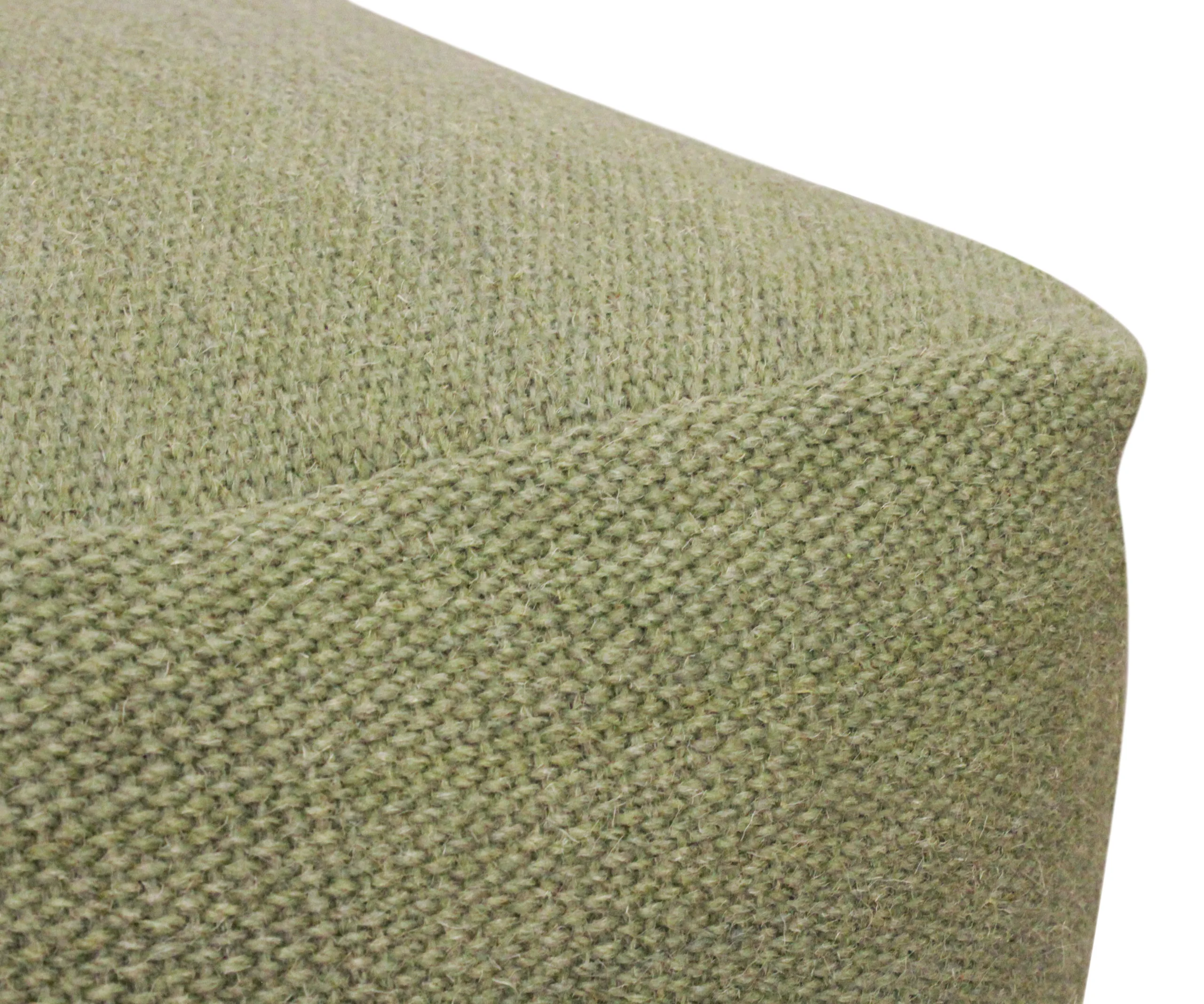 Raj Wool Pouf - Sage Green - Image 4