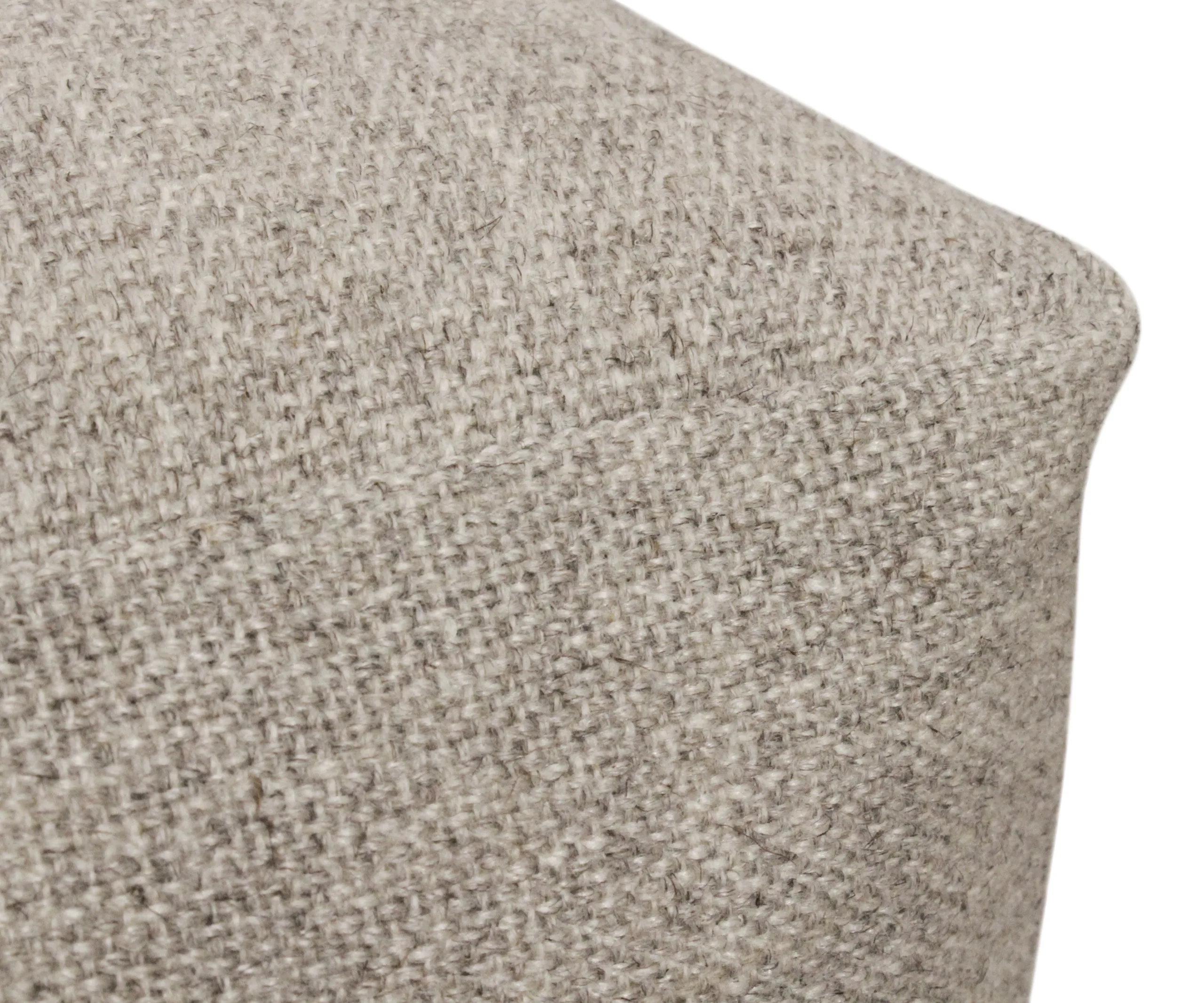 Raj Wool Pouf - Silver - Image 3