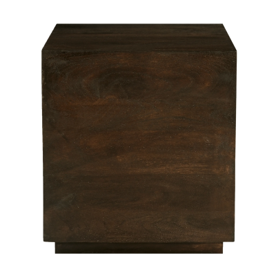 Sedona Square Side Table - Barista Brown