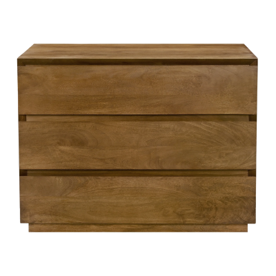 Sedona 3-Drawer Nightstand - Spice Tan