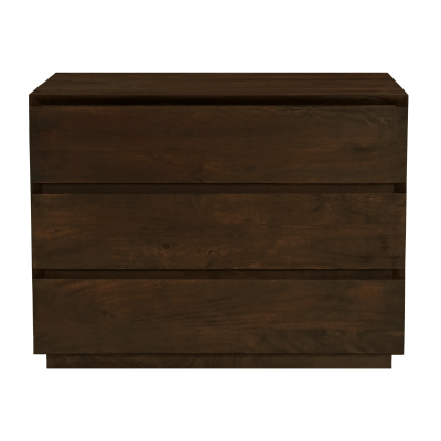 Sedona 3-Drawer Nightstand - Barista Brown