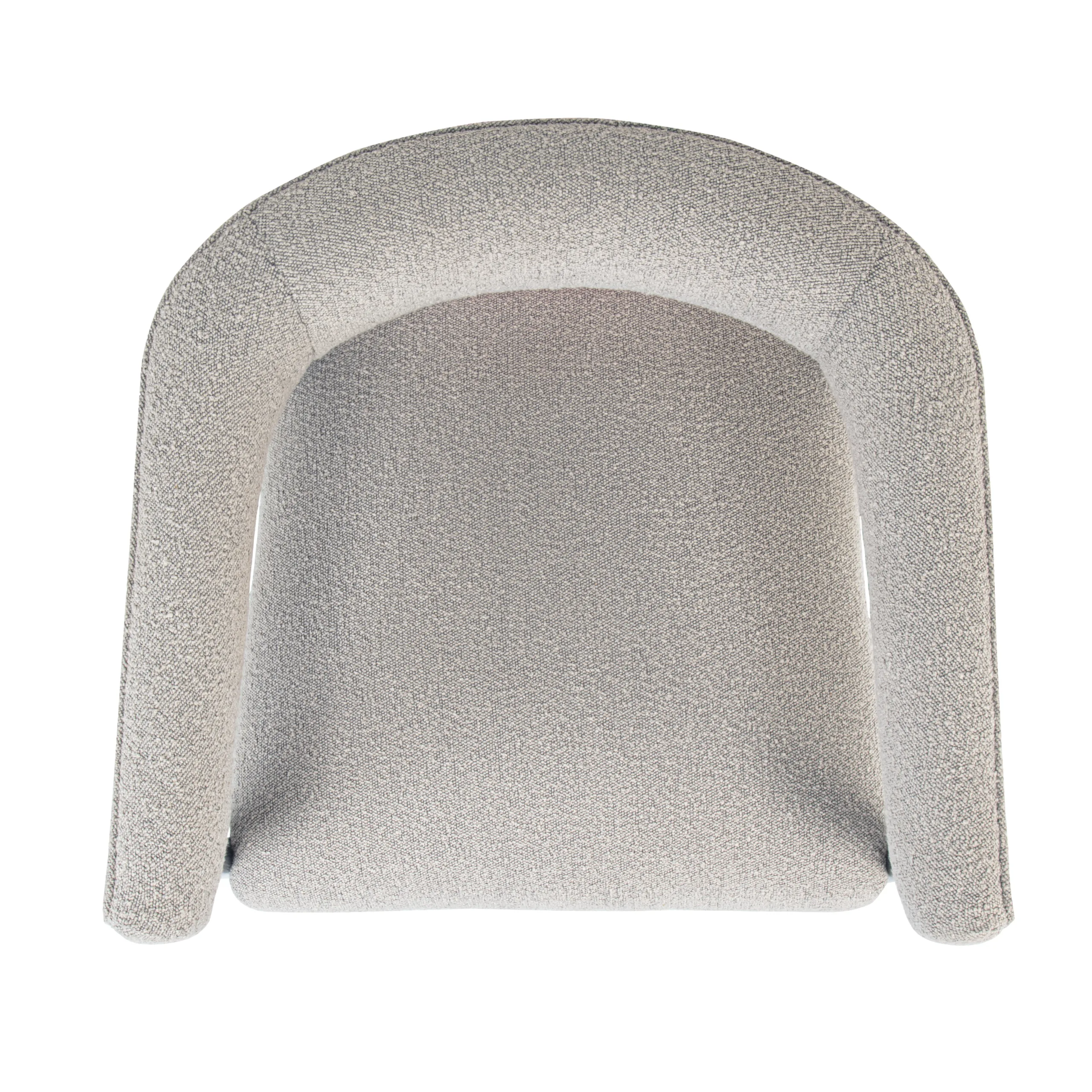 Quincey Arm Chair - Silver Boucle - Image 9
