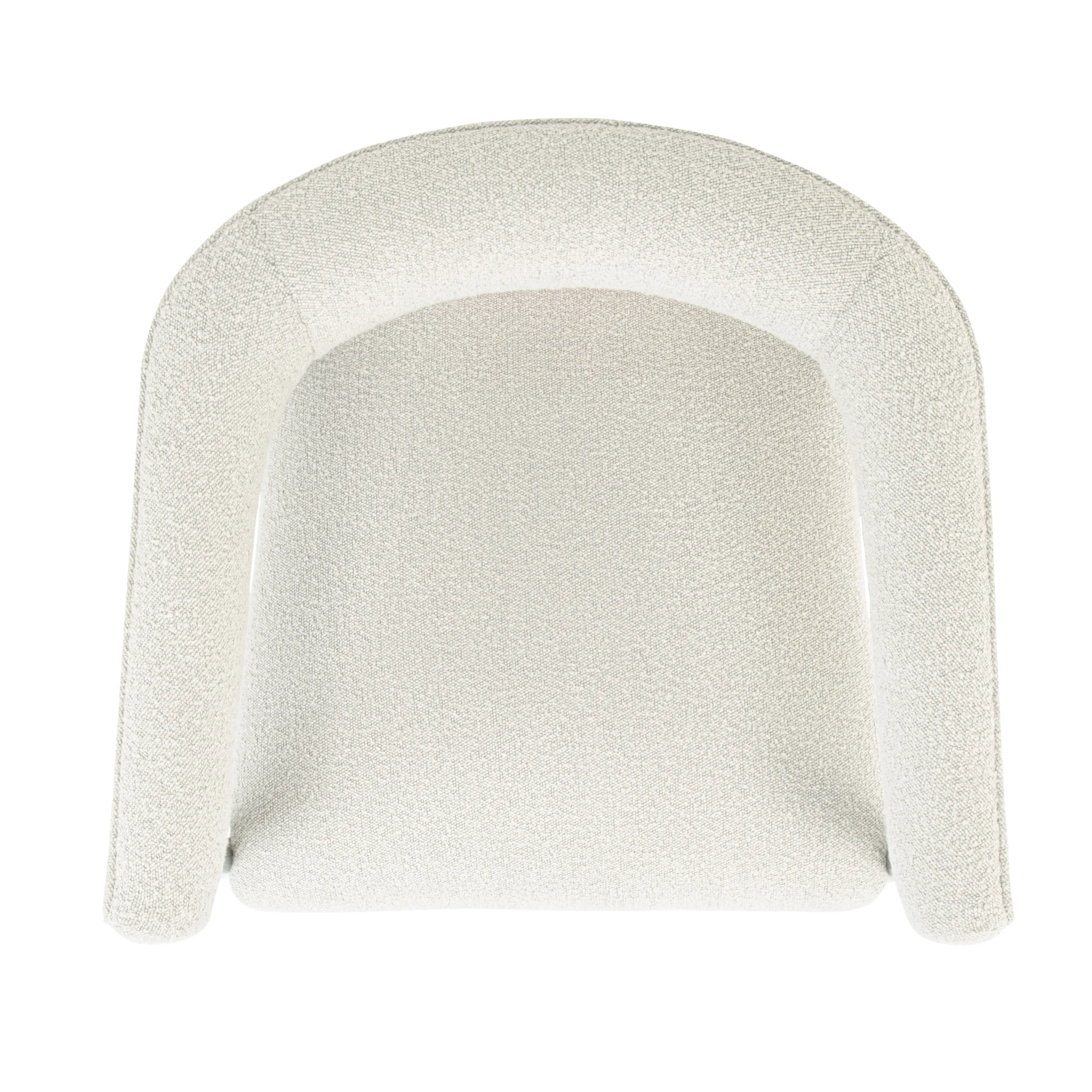 Quincey Arm Chair - Ivory Boucle - Image 9