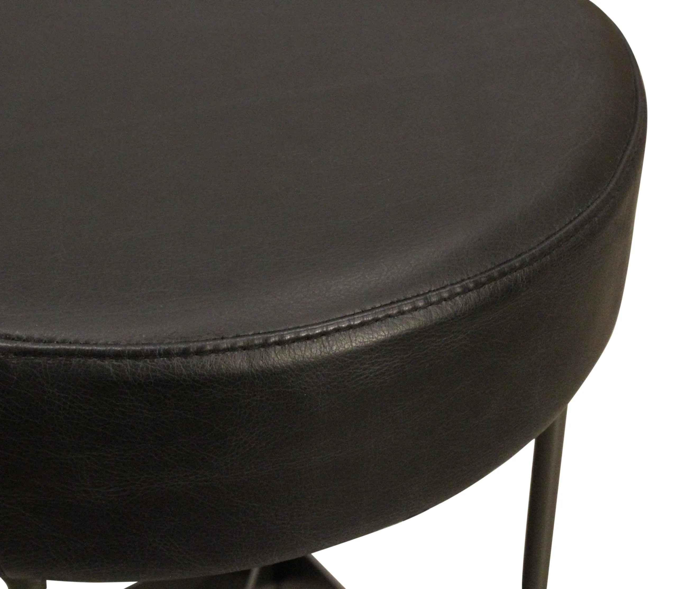 Eby Leather Counter Stool - Antique Black - Image 4