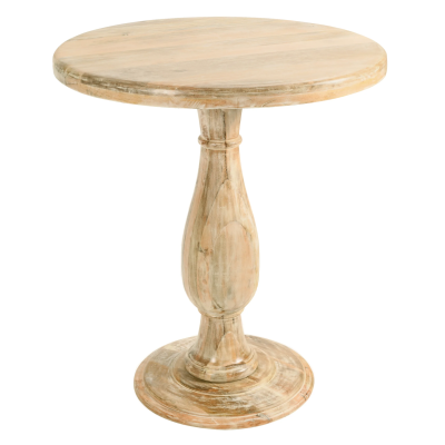 Jensen 36" Round Pedestal Bar Table - Natural