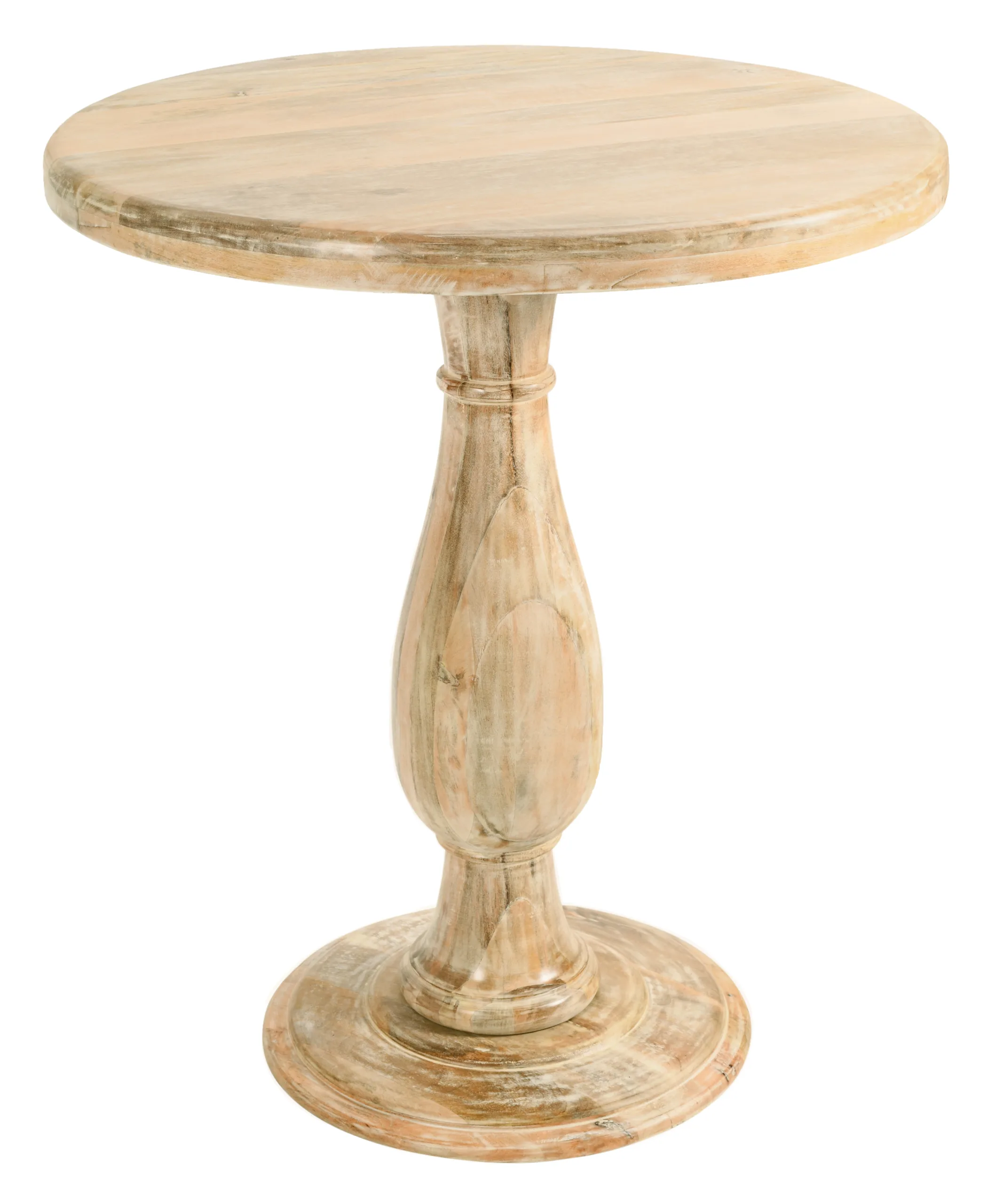 Jensen 36" Round Pedestal Bar Table - Natural